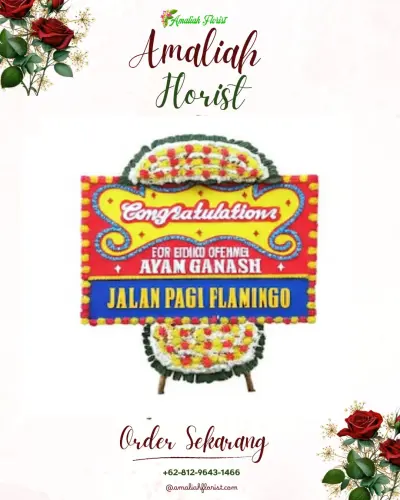Bunga Papan Congratulation di Bojongnangka